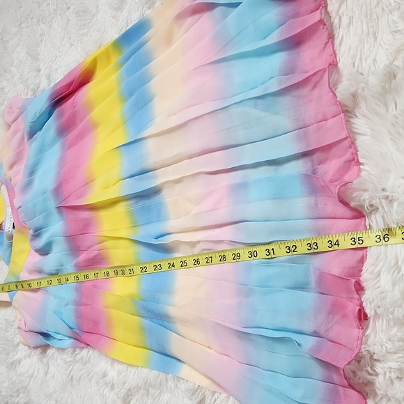 Adelyn Rae Lizzy Ombre Pleated Babydoll Dress - Picture 11 of 11